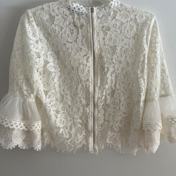 New Cream Lace Top - Picture 2 of 6